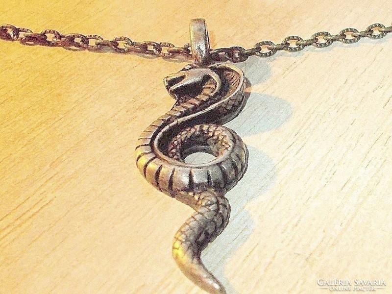 Rolling snake - cobra necklace