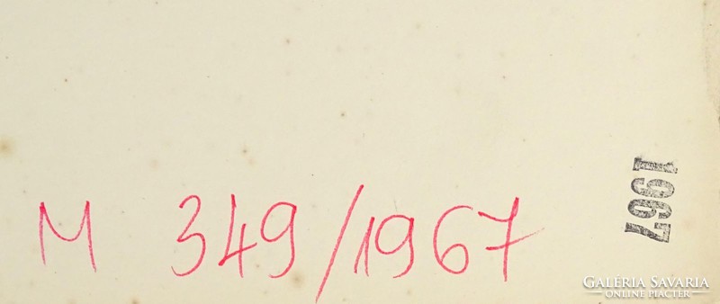 1C995 Kiss Terézia : "Csendélet banánnal" 1967 43 x 61.5 cm