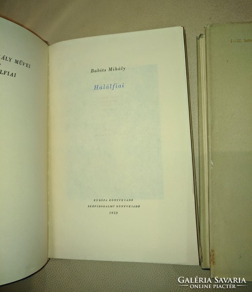 Babits Mihály: Halálfiai I-II. kötet 1959