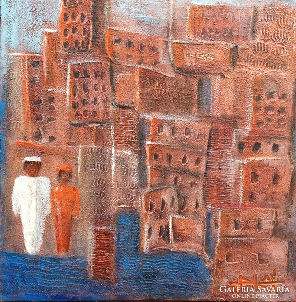 Ágota Horváth: lagos - abstract painting by the artist