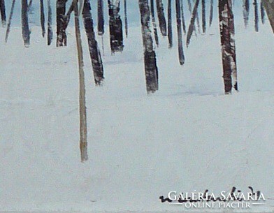 Constantin: Nicoale: Téli erdő, 1979