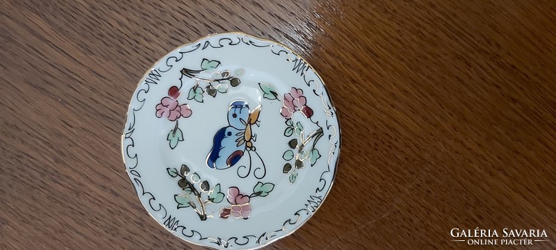 Zsolnay porcelain 6 beautiful small plates / coasters