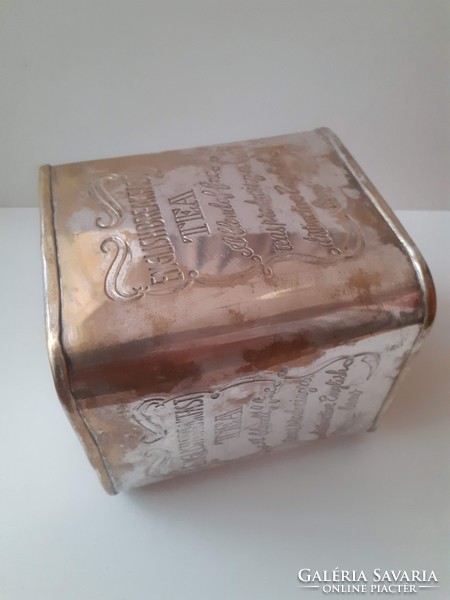 Régi ritka Julius Meinl kávés doboz ajándék szatyor és gyújtóval