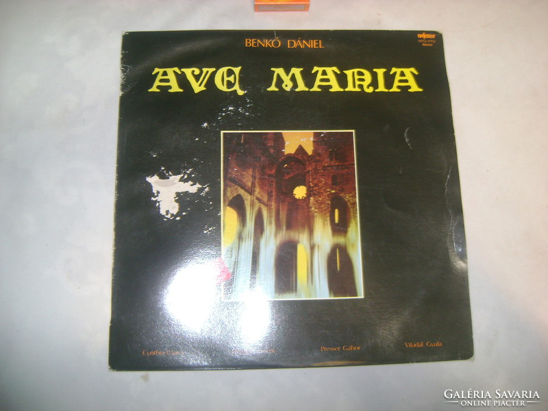 Dániel Benkő: ave maria - 1985 - vinyl record, sound record