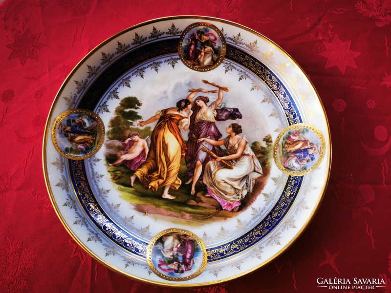Antique mythological scene with alt wien bowl