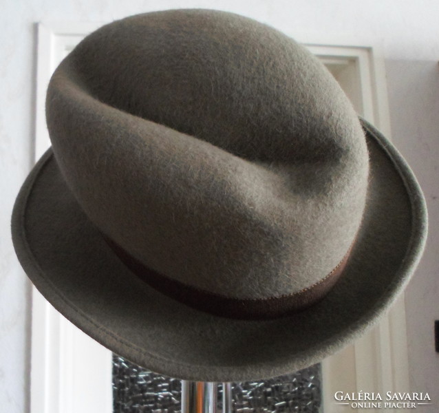 Retro / vintage női kalap (nyúlszőr, NDK)