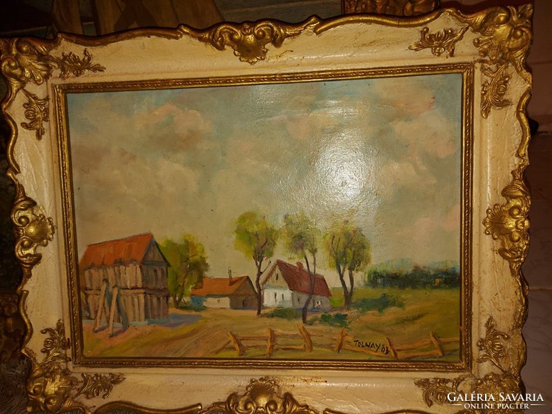 Tolnai egy zalai tanyán c.festménye