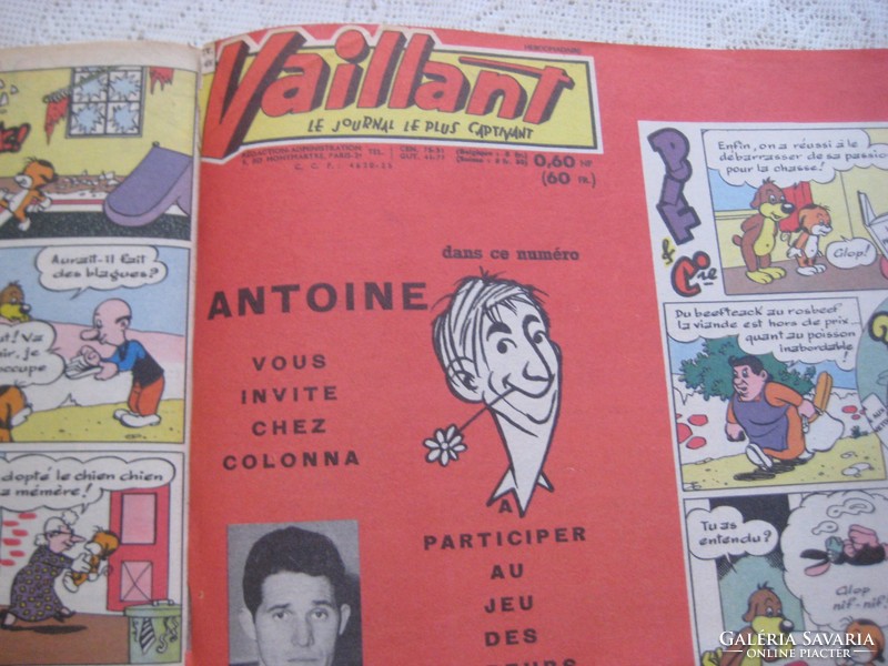 Pif - vailant 1960. Comic book for the whole year, bound