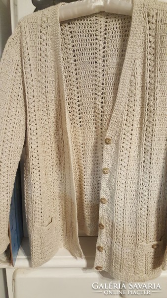 Crocheted women's cardigan