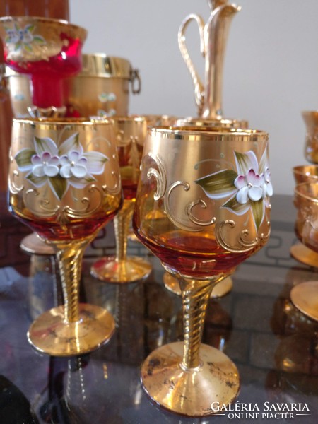Murano wine set
