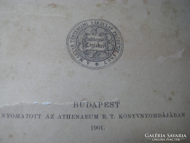 Szent istván's memory: published by the Hungarian historical society. Author: nagy gy. Atheneum printing house 1901