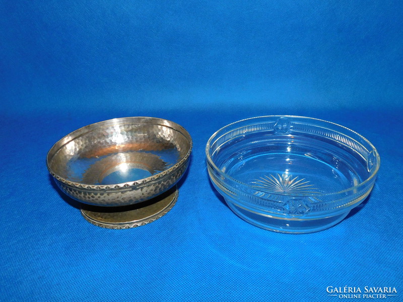 Silver serving glass with insert 292 g