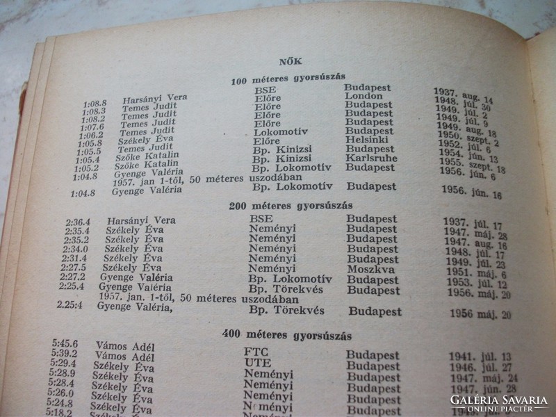 The 1960 edition of the Hungarian sports handbook is for sale!