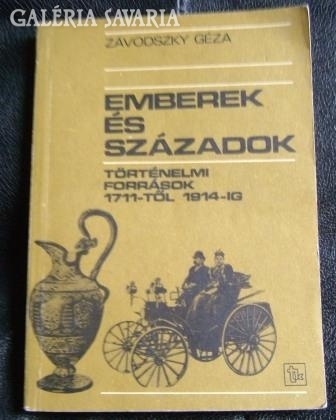 ZÁVODSZKY GÉZA: EMBEREK ÉS SZÁZADOK TÖRT. FORRÁSOK 171