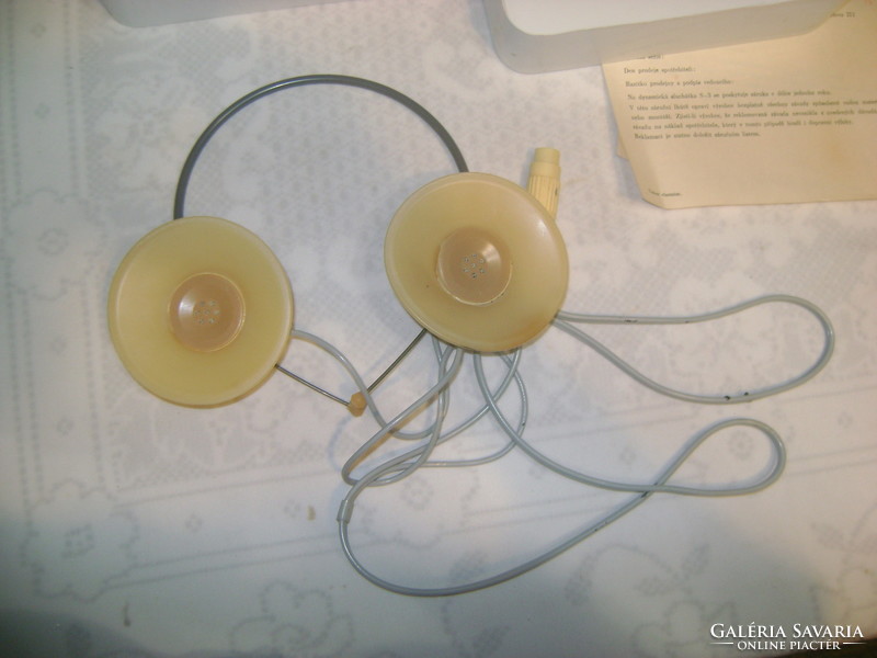 Retro fejhallgató, fülhallgató - 1967 - eredeti dobozában, papírjaival