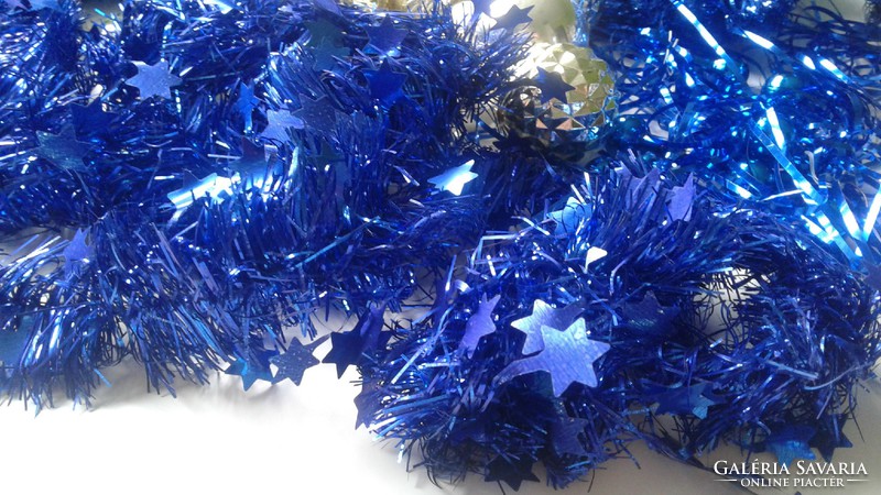 Blue Christmas tree decoration package