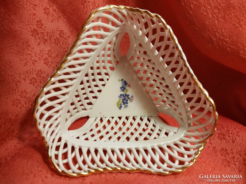Beautiful porcelain wicker bowl
