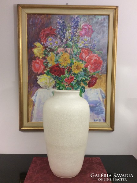 Rare and elegant gmundner austria 50-51cm floor vase in art deco style