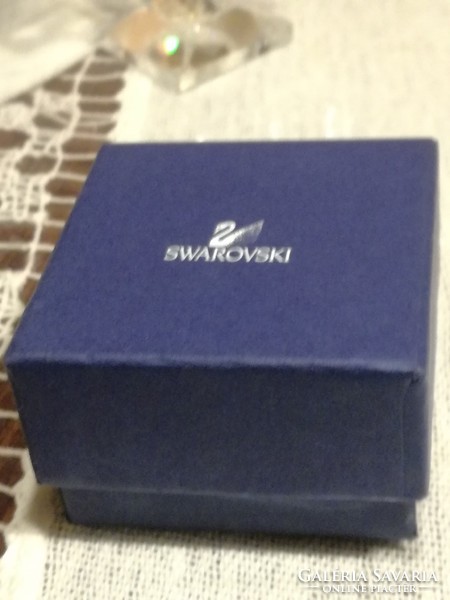 Original Swarovski swan, marked rose brooch