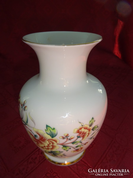 Hollóházi porcelán váza, magassága 15 cm. Jelzése: 503. Vanneki!