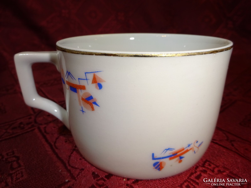 Zsolnay porcelain teacup, antique, stamped, 8.5 cm in diameter. He has!