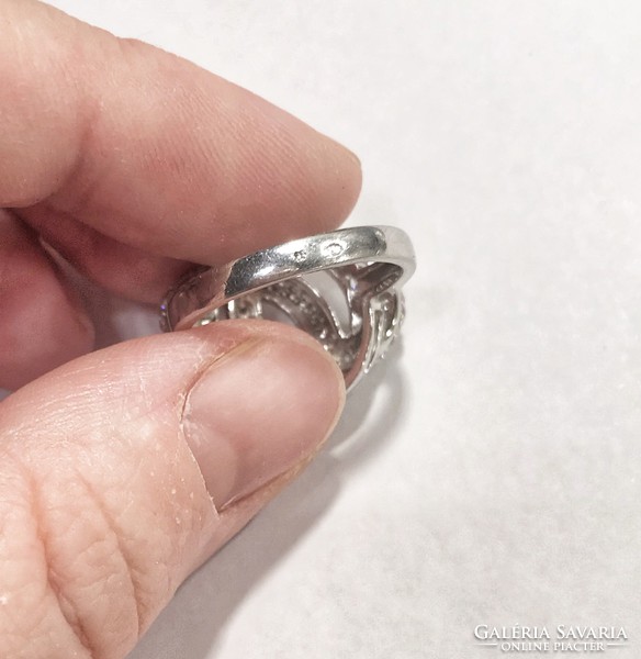 Csinos, cirkon köves ezüst gyűrű