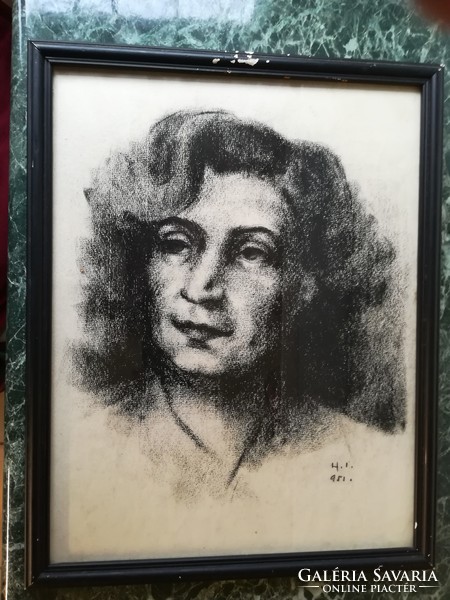 Hajós Imre Női portré
