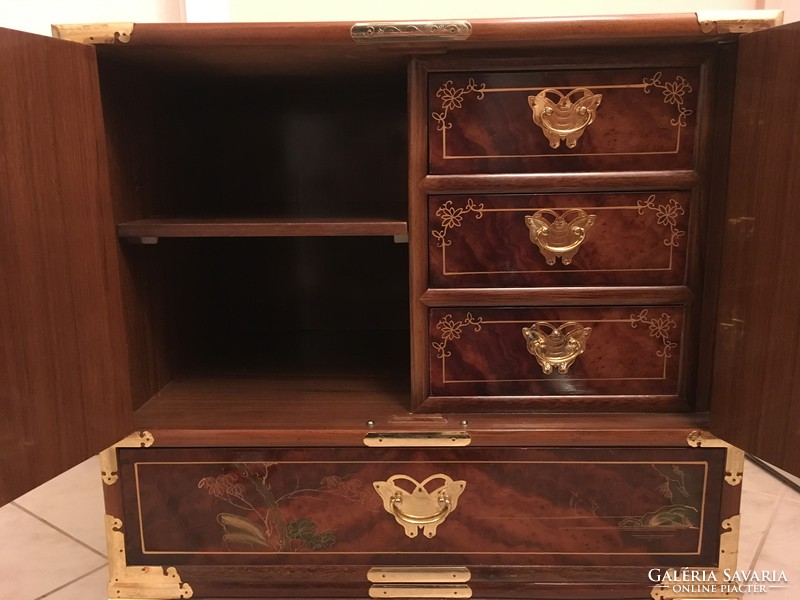 Oriental jewelry cabinet