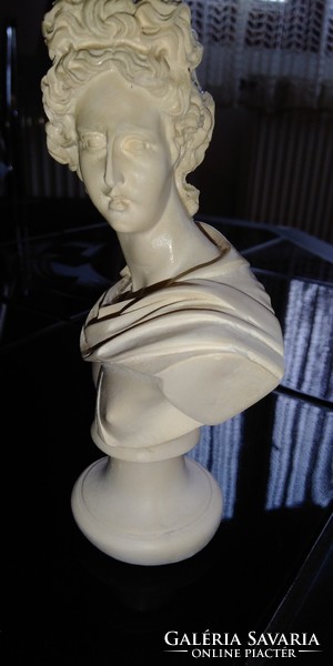 Apollo mellszobor 15 cm magas gipsz büszt
