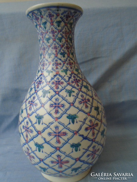 A LARGE BLUE AND WHIT "DRAGON" VASE QING DINASTY 1871 -  EARLY 19 th CENTURY