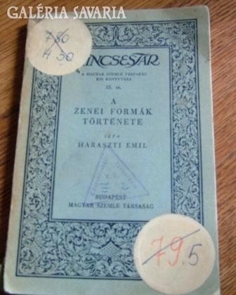 A ZENEI FORMÁK TÖRTÉNETE 1931.