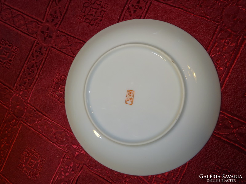 Japán porcelán teáscsésze alátét, átmérője 13,2 cm. Vanneki!