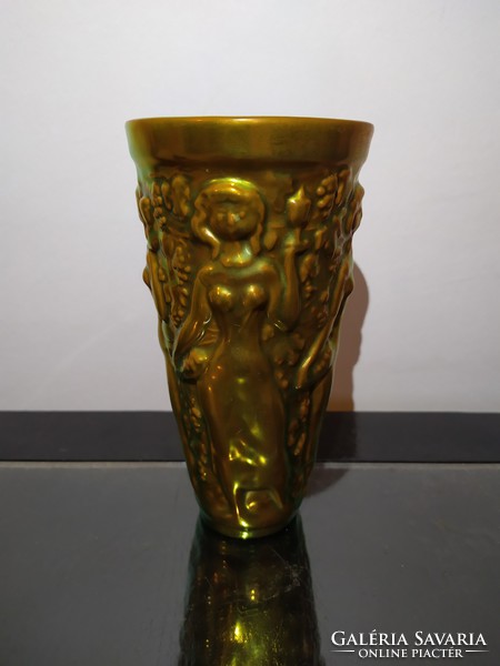 Zsolnay szüreti pohár