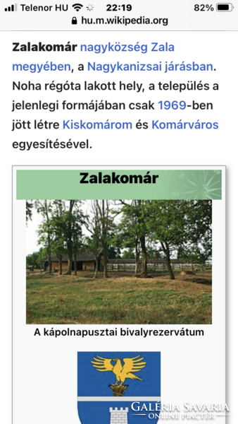 Zalakomár / Komárváros-1835! Bizonyságlevél!”Én előttem Marton György hegybéli  jegyző előtt”