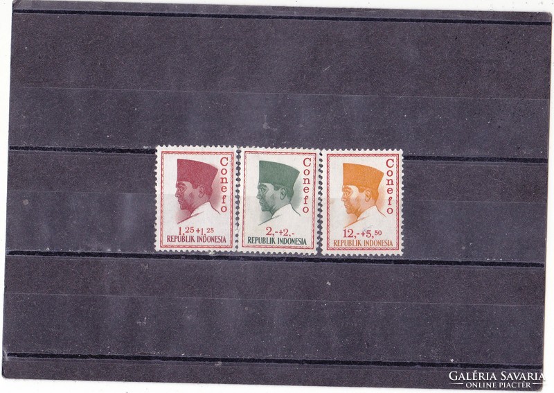 Indonézia félpostai bélyegek 1965