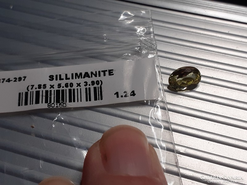 1.24 Ct and 0.94 As well as 2.09 Ct sillimanite gemstone
