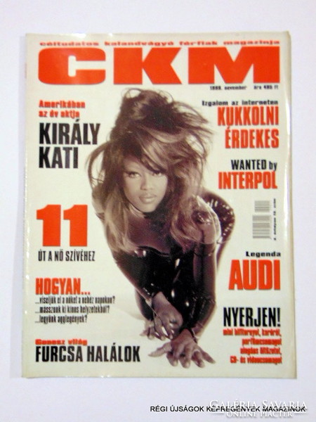 1999 11  /  Magazin / Céltudatos kalandvágyó férfiak magazinja  /  CKM  /  Ssz.:  8340