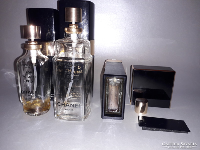 Exclusive vintage - coco chanel - tester perfume bottle in gold black color price per piece