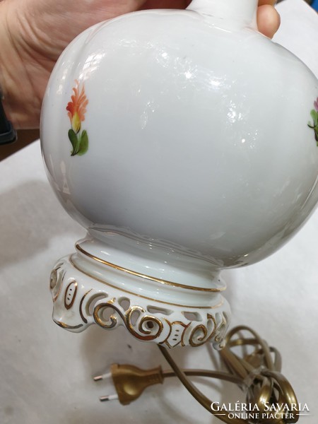 Herendi porcelán lámpa