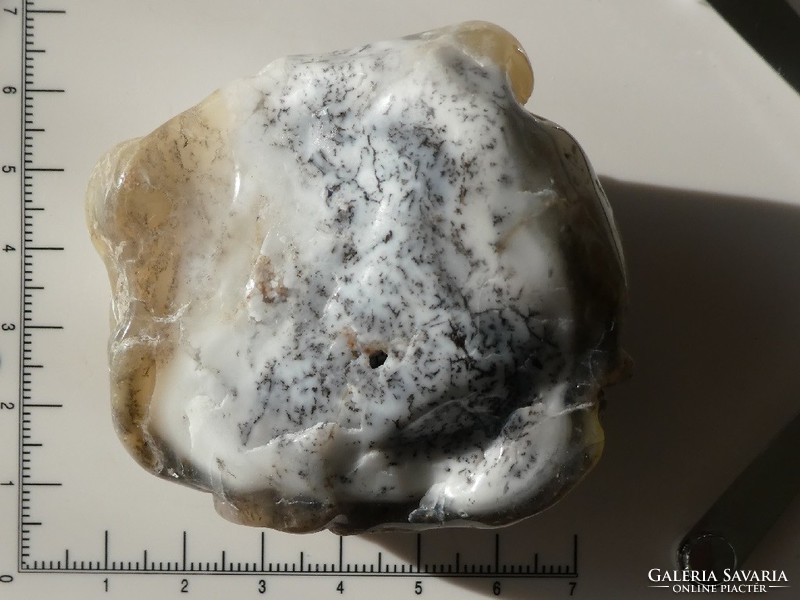 Natural dendritic opal mineral (merlinite). 114 Grams