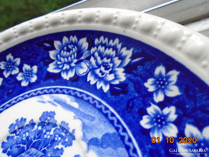 Villeroy&Boch Rusticana sorozatból kobaltkék mintás tányér 15 cm