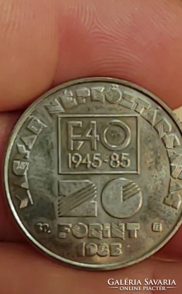 Fao 20 forint 1985 ritka fémpénz