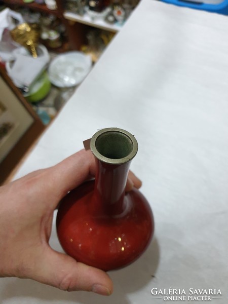Régi zománcozott váza 