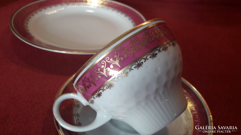 Porcelán teás csésze, reggeliző szett 3.