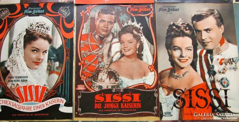ROMY SCHNEIDER SZÍNÉSZNŐ FILM - MOZIPLAKÁT PROPAGANDA REKLÁM GYŰJTEMÉNY 1956 - tól 14 DB