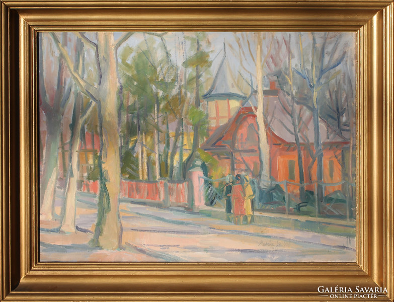 Halász Szabó Sándor: A Római parton, 1961