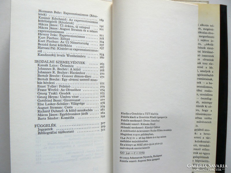 Expressionism, ákos koczogh 1967, book in good condition