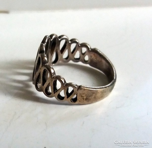 Modern Fazonú Hullám Ezüst Gyűrű