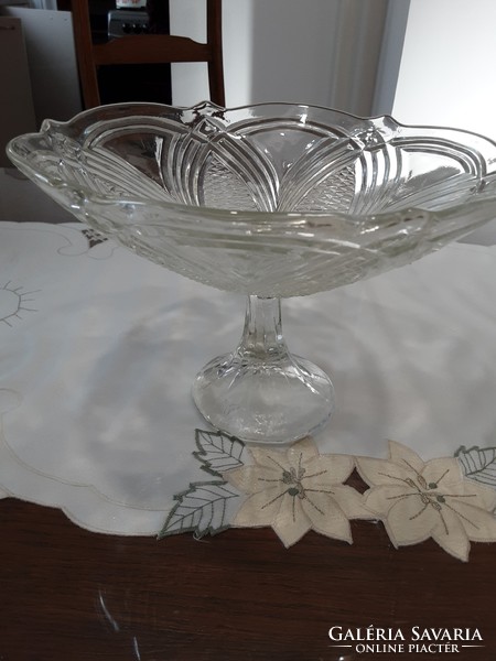 Retro - marked, cake holder with fruit base, fruit bowl with fruit holder, cake bowl - with lavish pattern