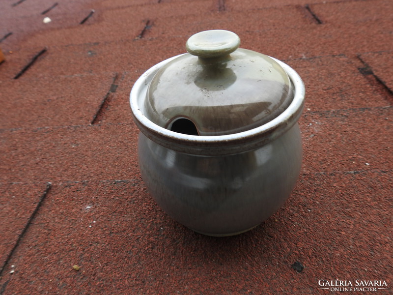 Vintage schrödl thumbberger ceramic sugar bowl